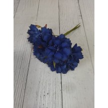 Букетики хризантемы на веточке (6 шт) цв. королевский синий, цена за пучок